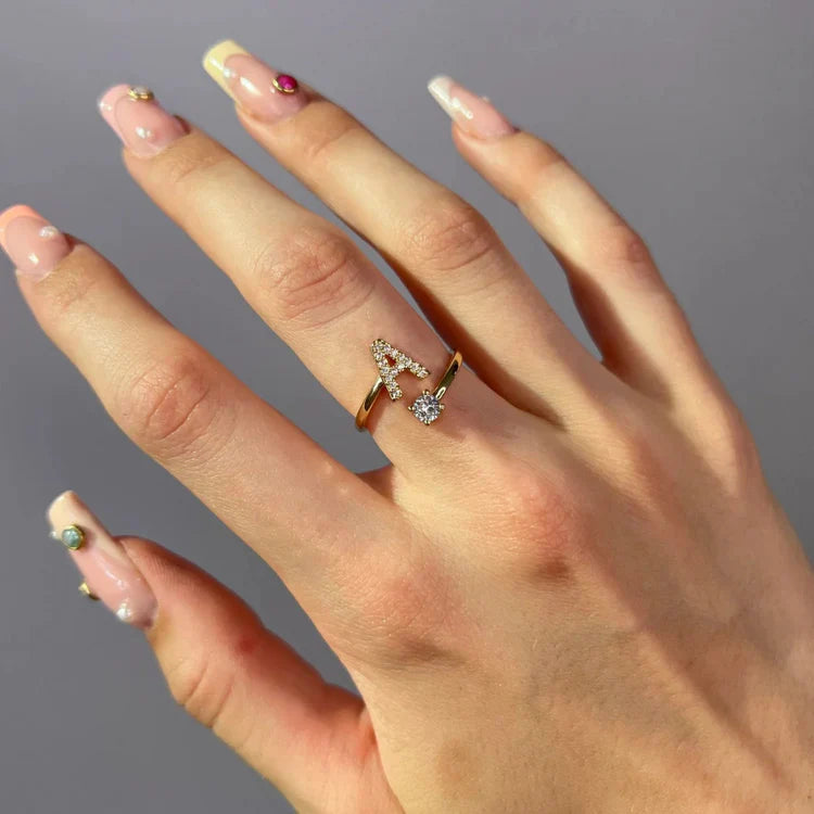 Eternal Rose Box & Initial Ring