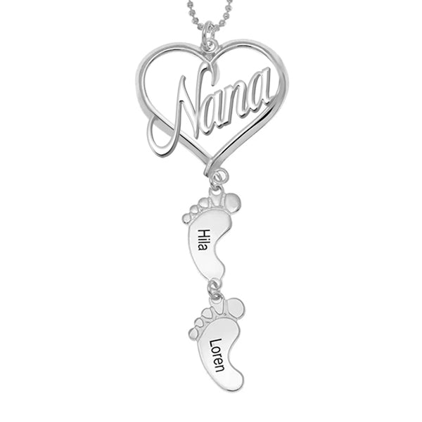 Necklace - "Little Feet"