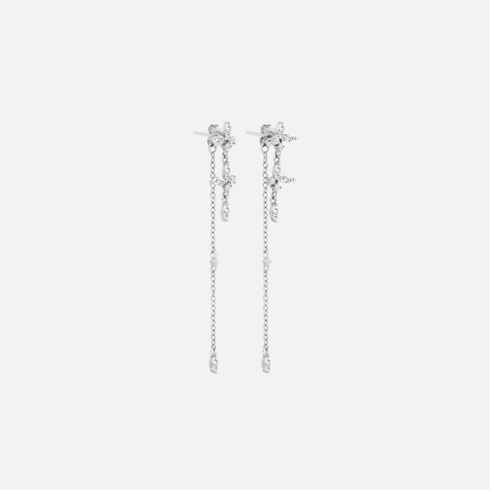 Enchanting crystal wire earrings