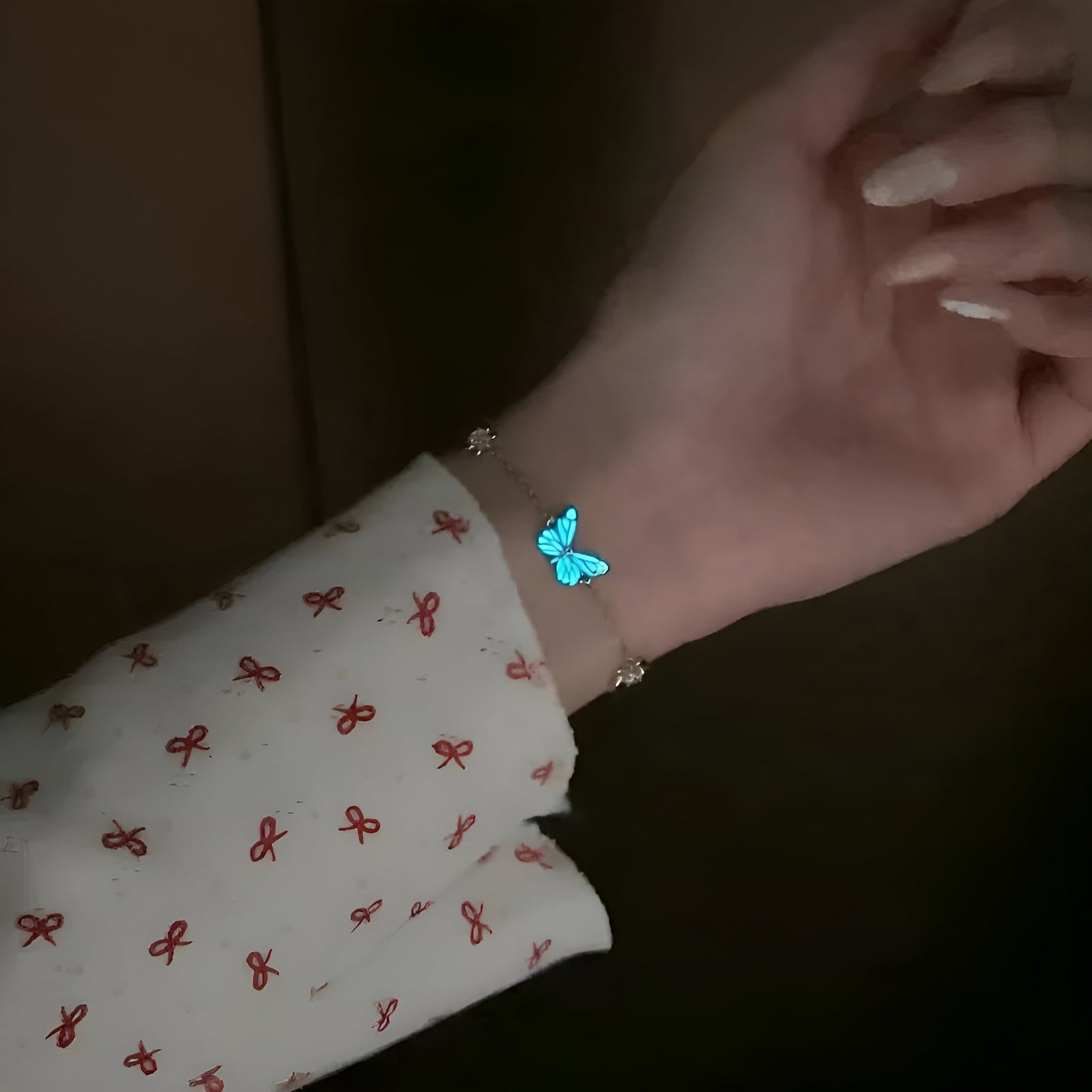 Glowing Butterfly Bracelet