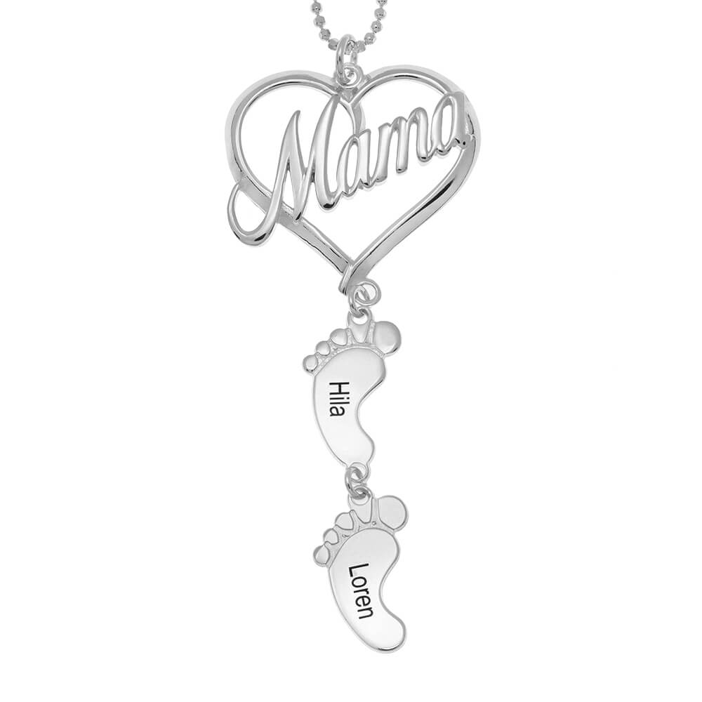 Necklace - "Little Feet"