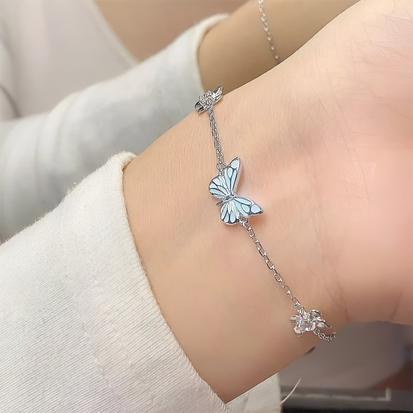 Glowing Butterfly Bracelet