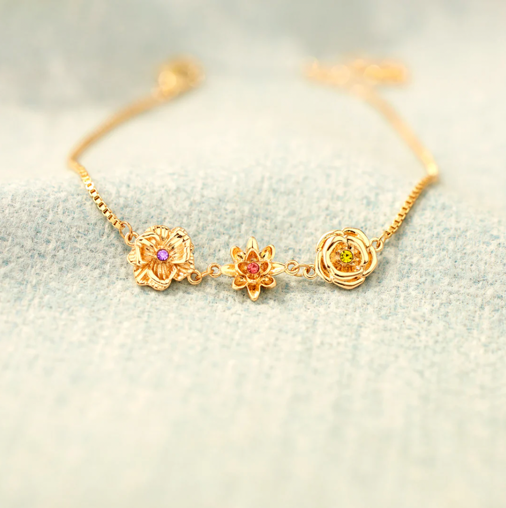 Life Flowers Bracelet - Customizable