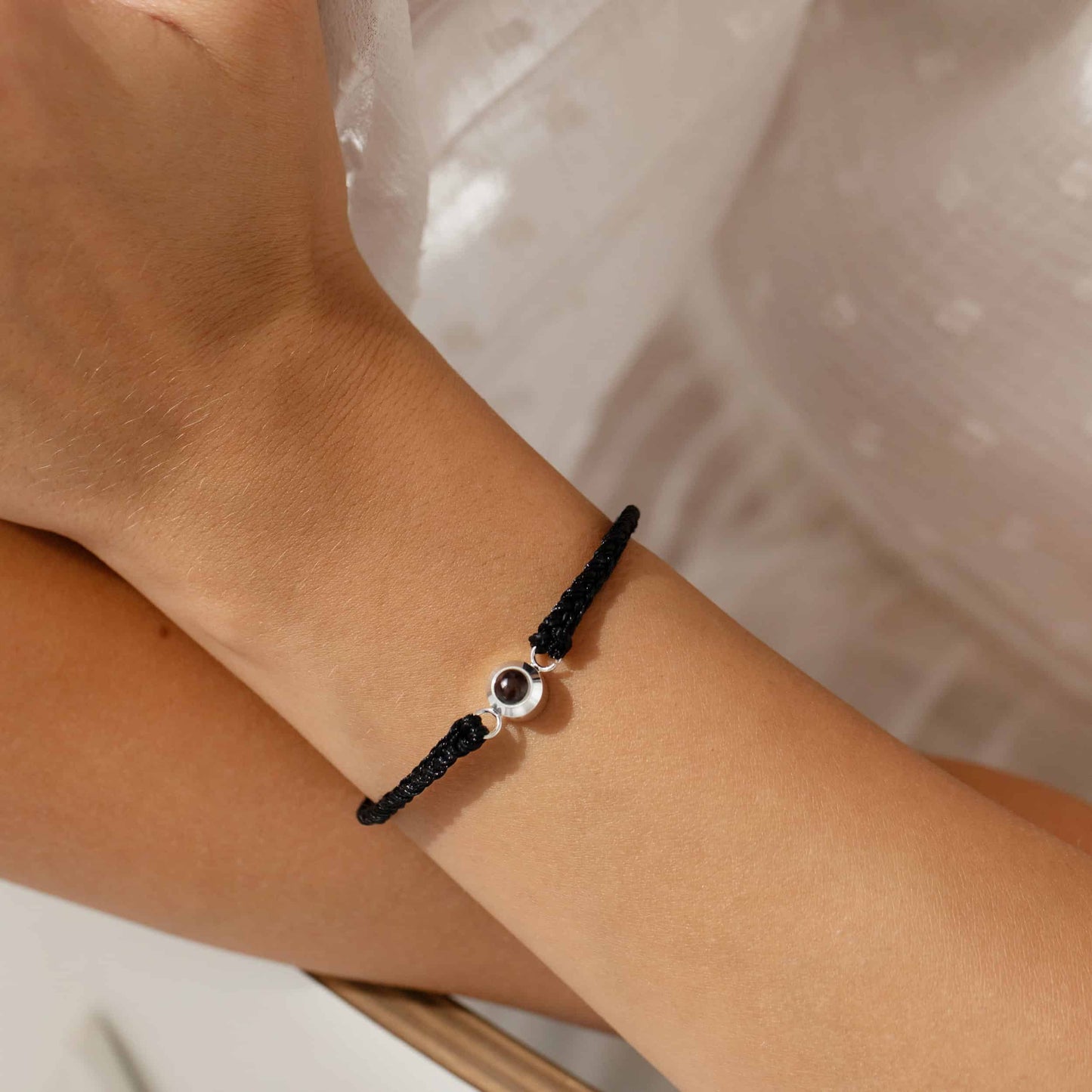Braided Bracelet - Personalized Photo Projection