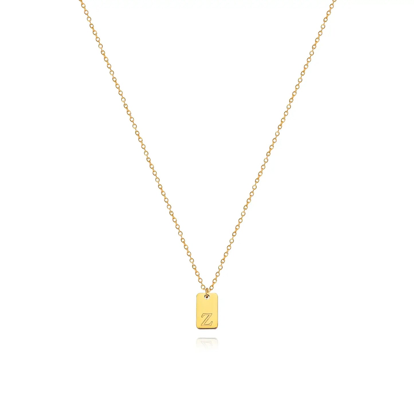 Chic personalized initial necklace