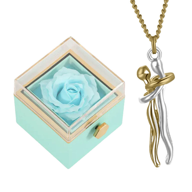Eternal Rose Box & Eternal Love Necklace