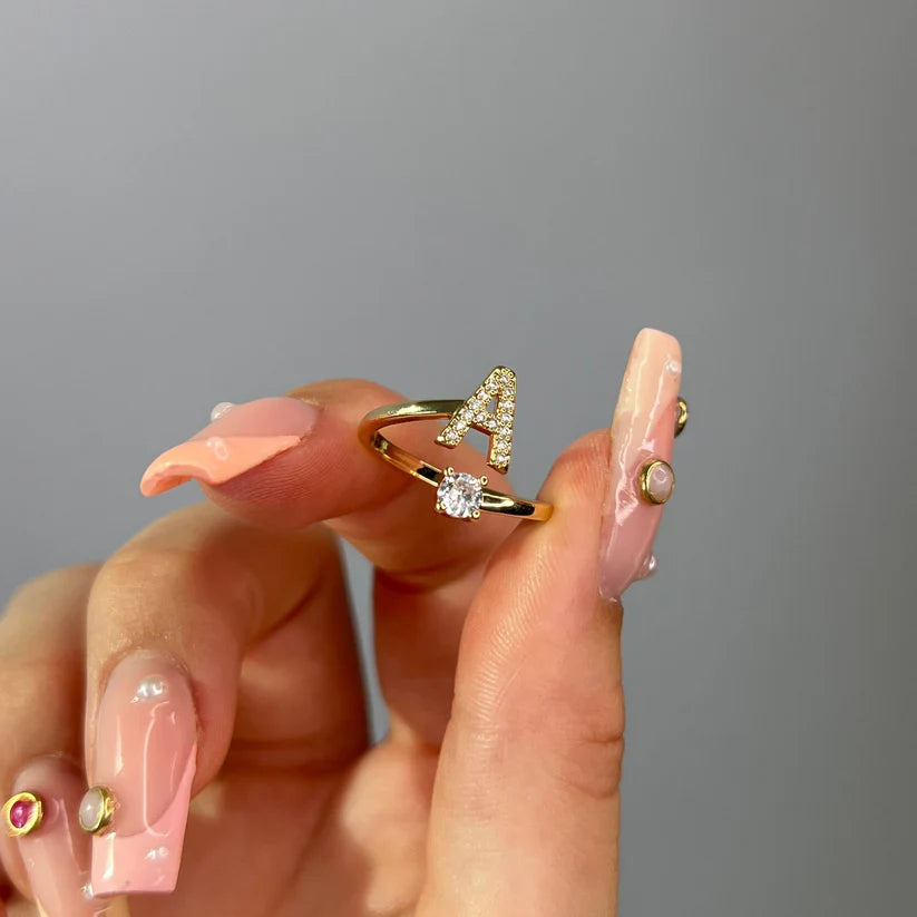 Eternal Rose Box & Initial Ring