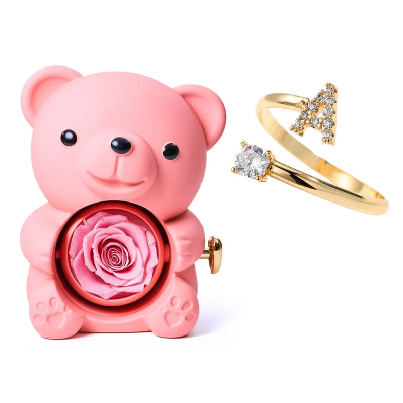 Bear Safe & Initial Ring