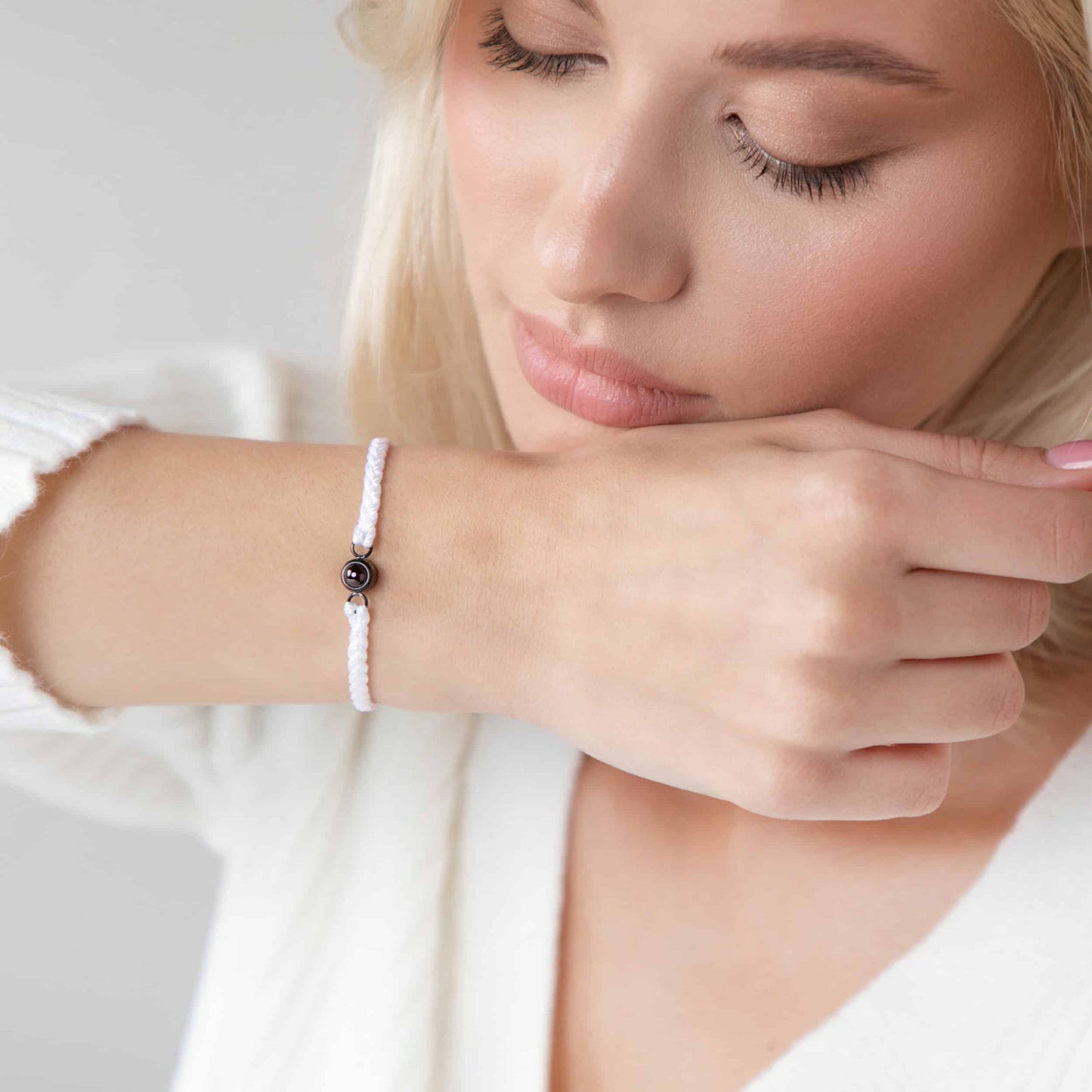 Braided Bracelet - Personalized Photo Projection