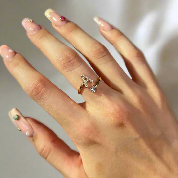 Eternal Rose Box & Initial Ring