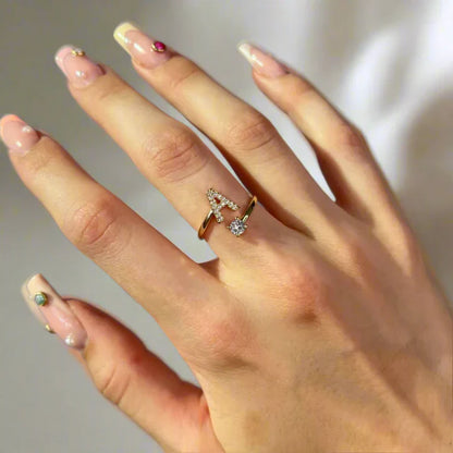 Eternal Rose Box & Initial Ring