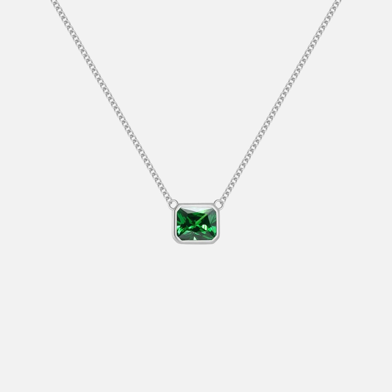 Dazzling Gemstone Pendant Necklace
