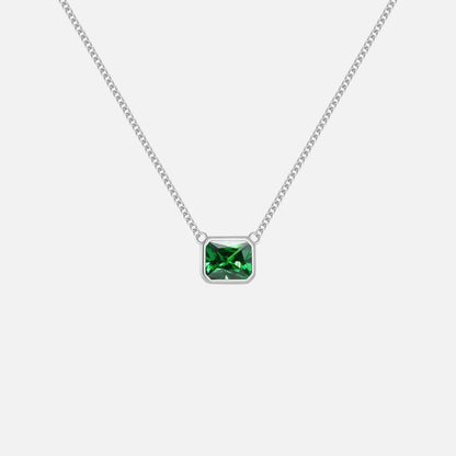 Dazzling Gemstone Pendant Necklace