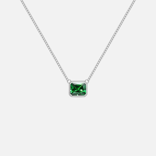 Dazzling Gemstone Pendant Necklace