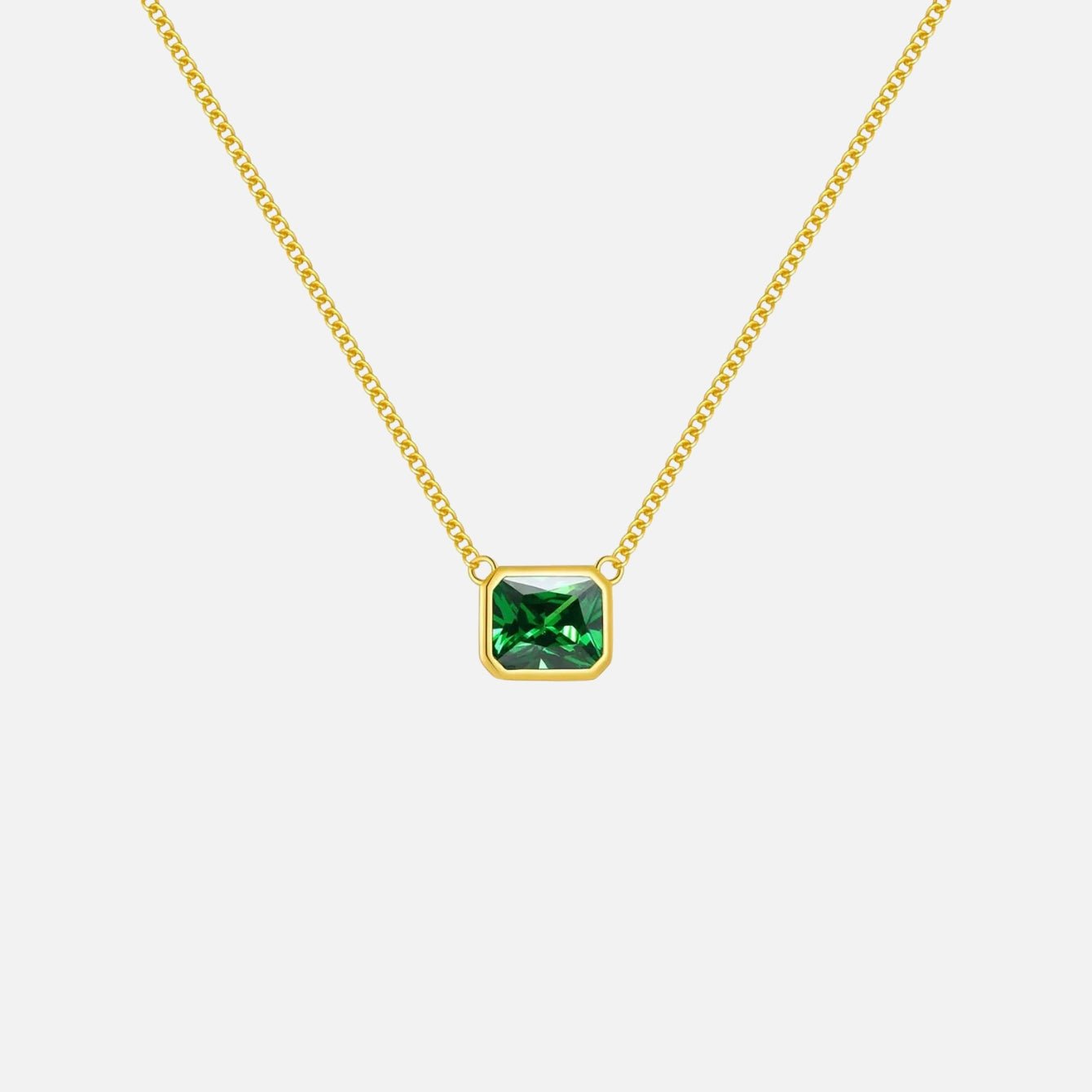 Dazzling Gemstone Pendant Necklace