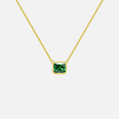 Dazzling Gemstone Pendant Necklace