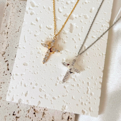 Necklace - Crowned Cross