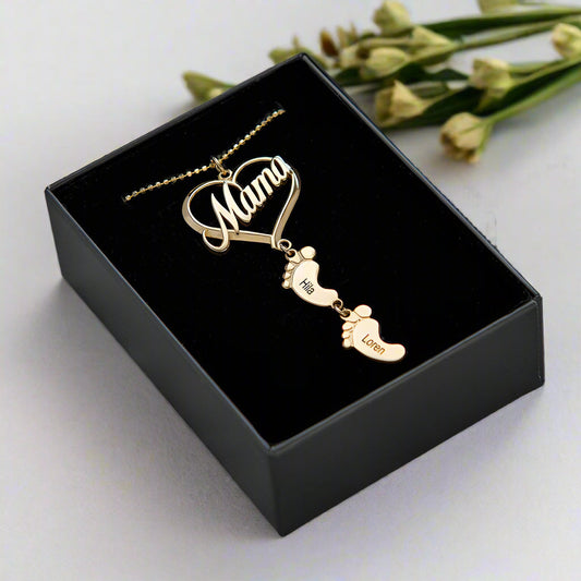 Necklace - "Little Feet"