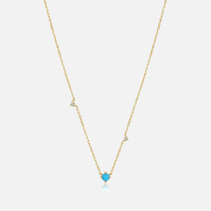 Stunning Turquoise Pearl Elegance Necklace