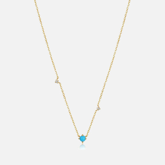 Stunning Turquoise Pearl Elegance Necklace