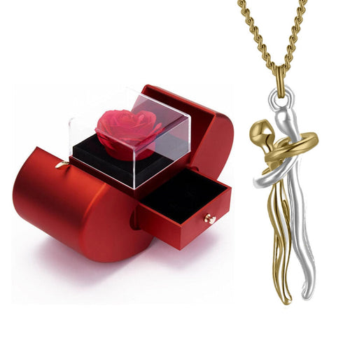 Eternal Pink Apple Box & Eternal Love Necklace