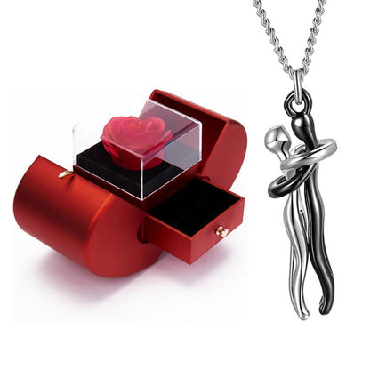 Eternal Pink Apple Box & Eternal Love Necklace