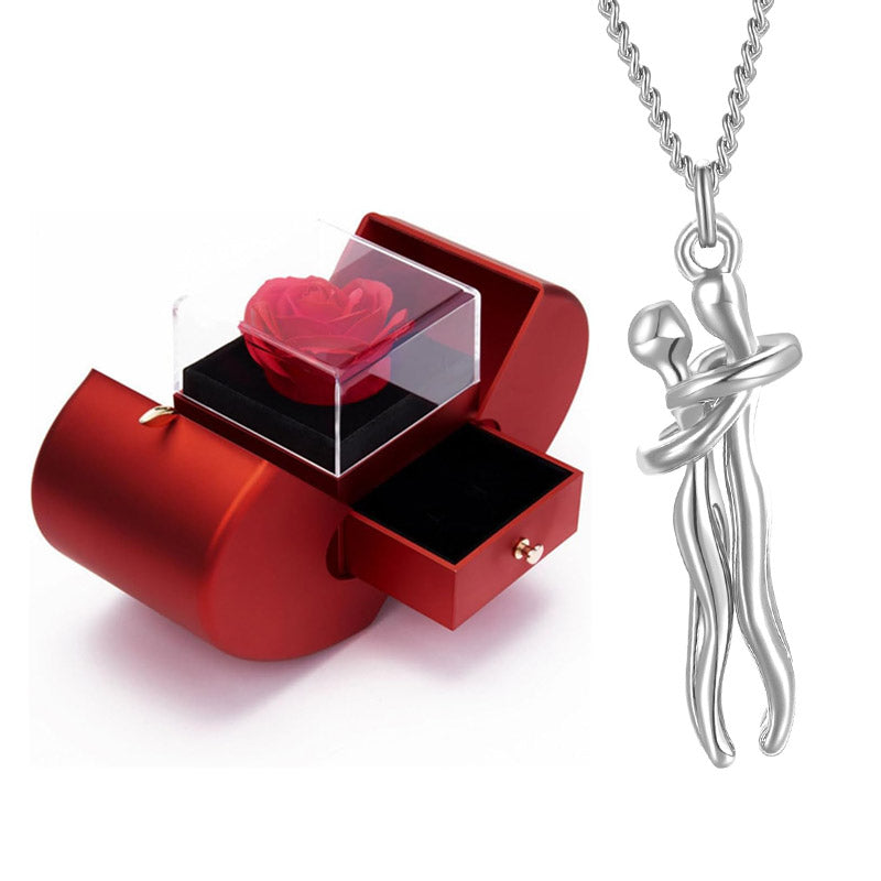 Eternal Pink Apple Box & Eternal Love Necklace