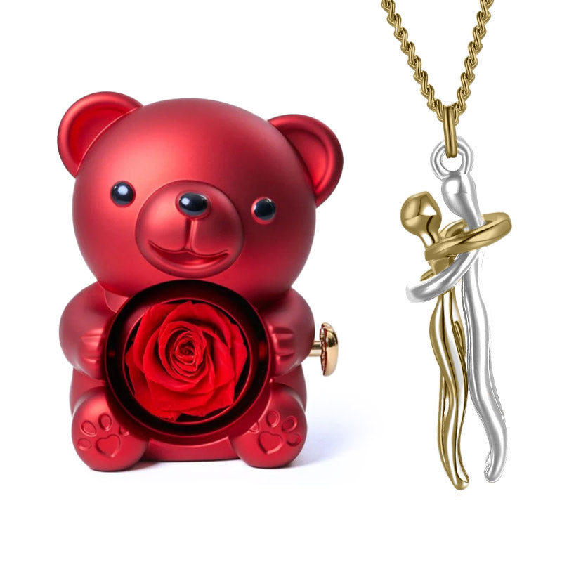 Bear Box & Eternal Love Necklace