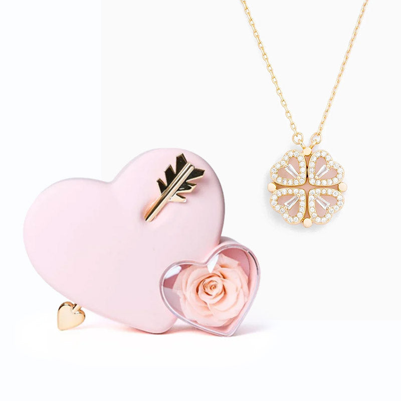 Eternal Love Box & Necklace - "Lucky Heart"