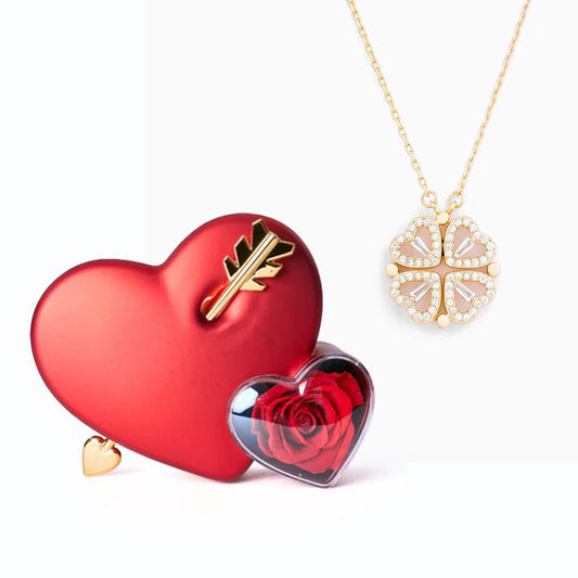 Eternal Love Box & Necklace - "Lucky Heart"