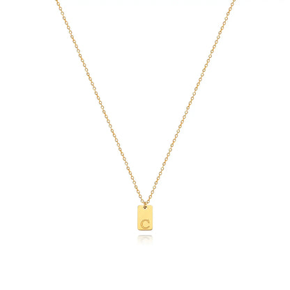 Chic personalized initial necklace