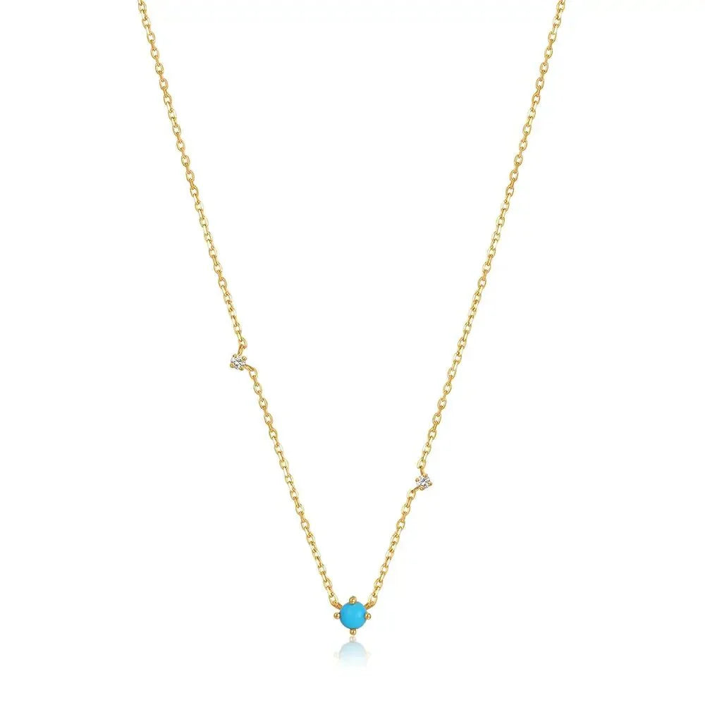 Stunning Turquoise Pearl Elegance Necklace