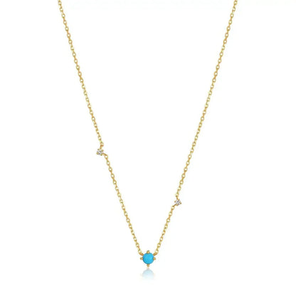 Stunning Turquoise Pearl Elegance Necklace