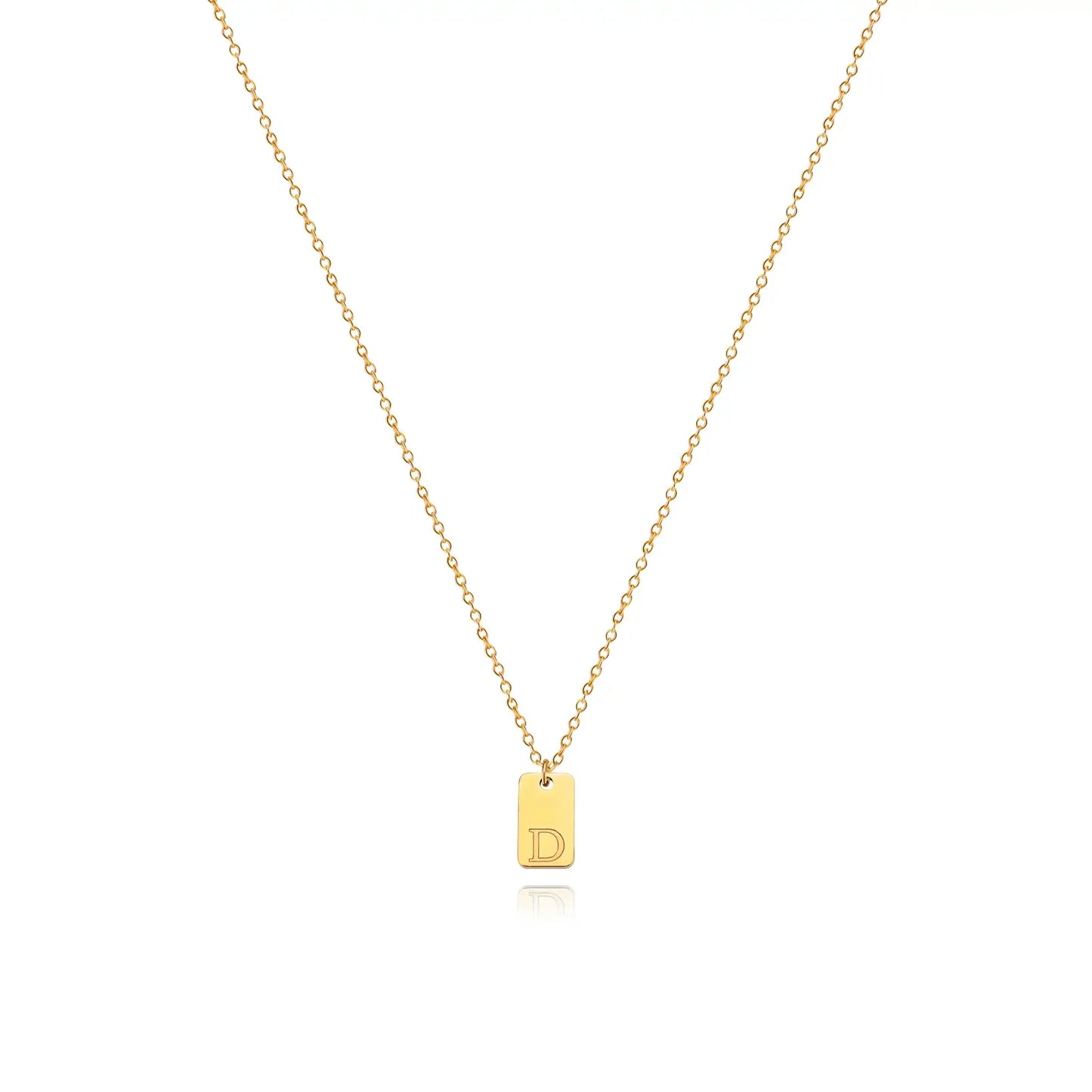 Chic personalized initial necklace