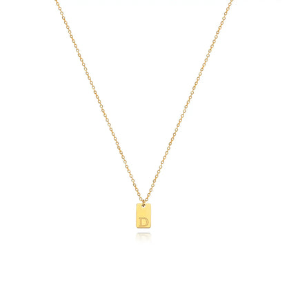 Chic personalized initial necklace