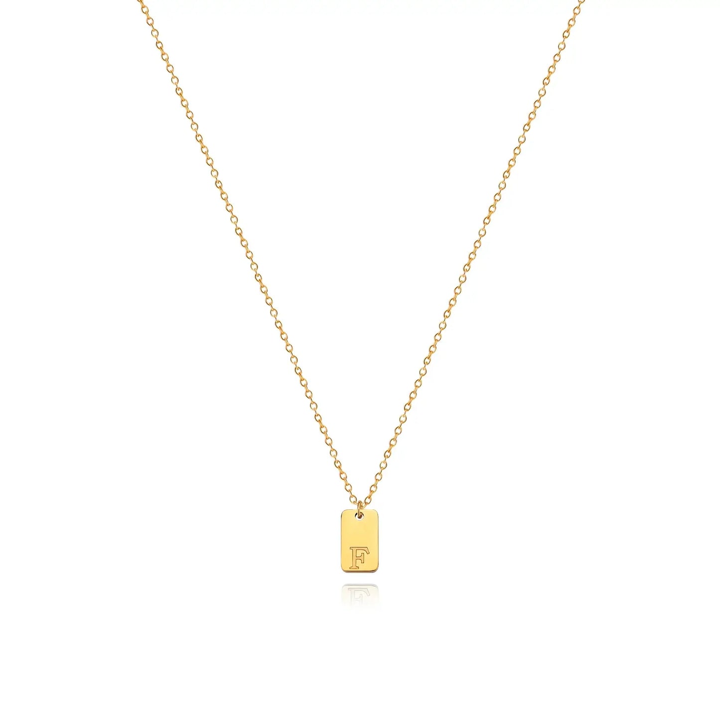 Chic personalized initial necklace