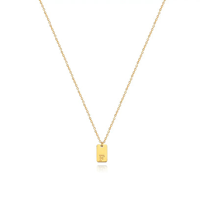 Chic personalized initial necklace