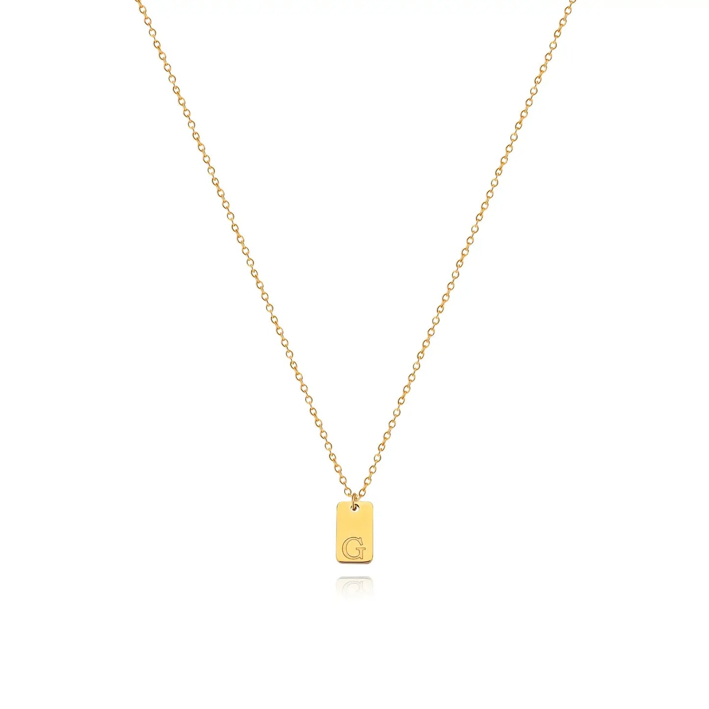 Chic personalized initial necklace