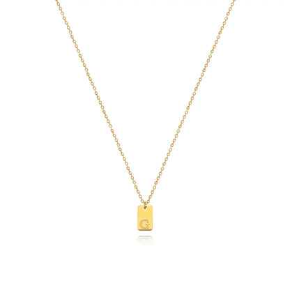 Chic personalized initial necklace