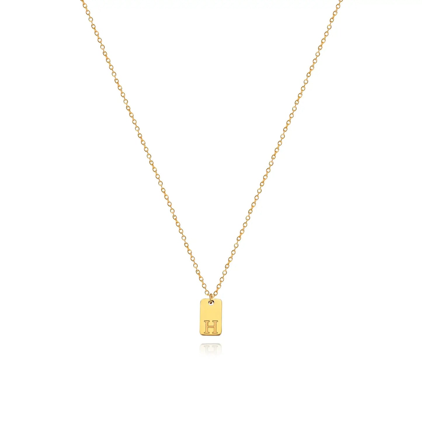 Chic personalized initial necklace