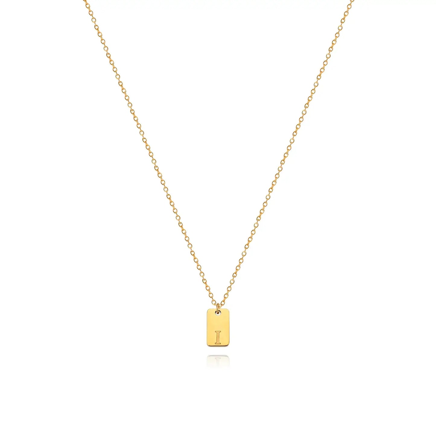 Chic personalized initial necklace