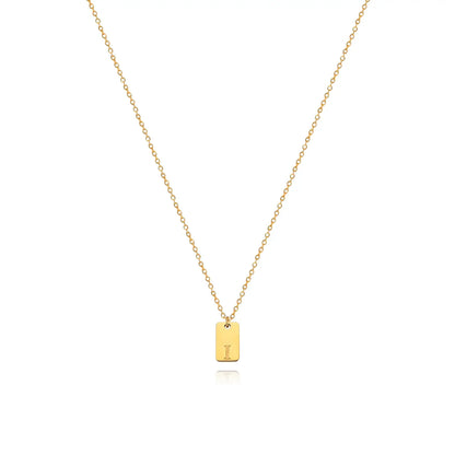 Chic personalized initial necklace