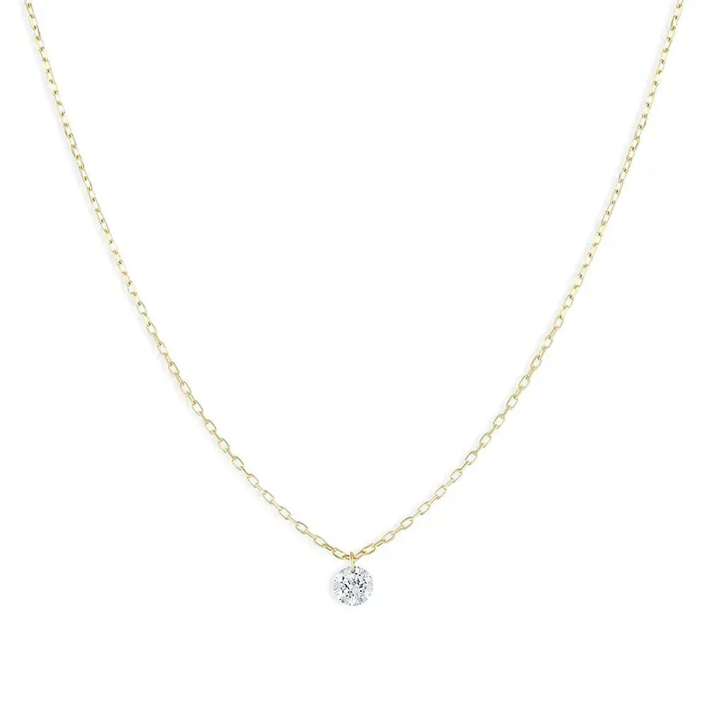 Elegant Crystal Pendant Necklace