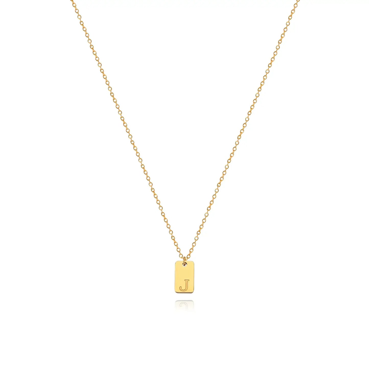 Chic personalized initial necklace