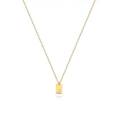 Chic personalized initial necklace