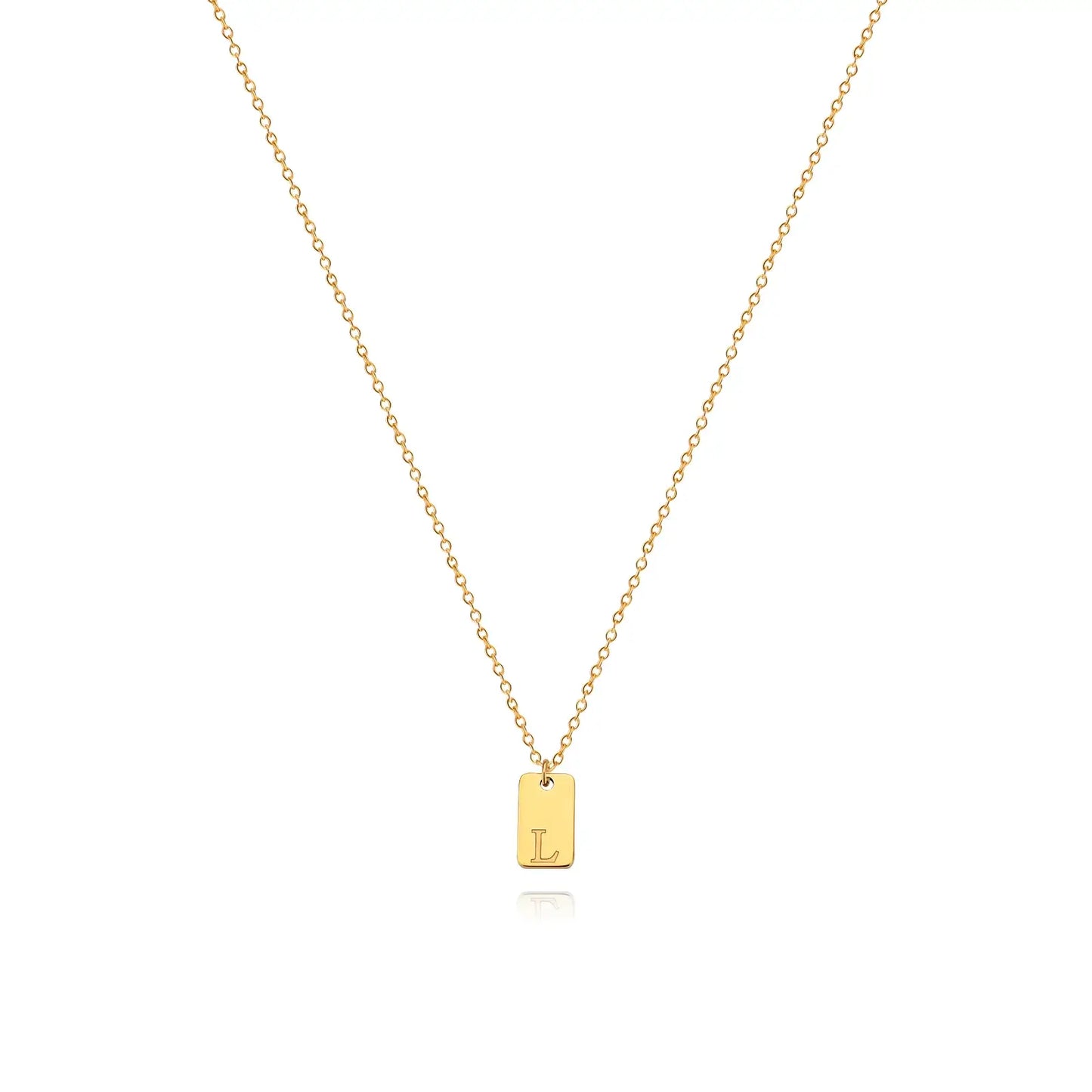 Chic personalized initial necklace