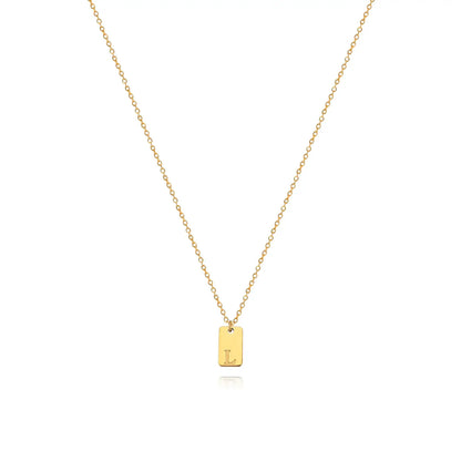 Chic personalized initial necklace