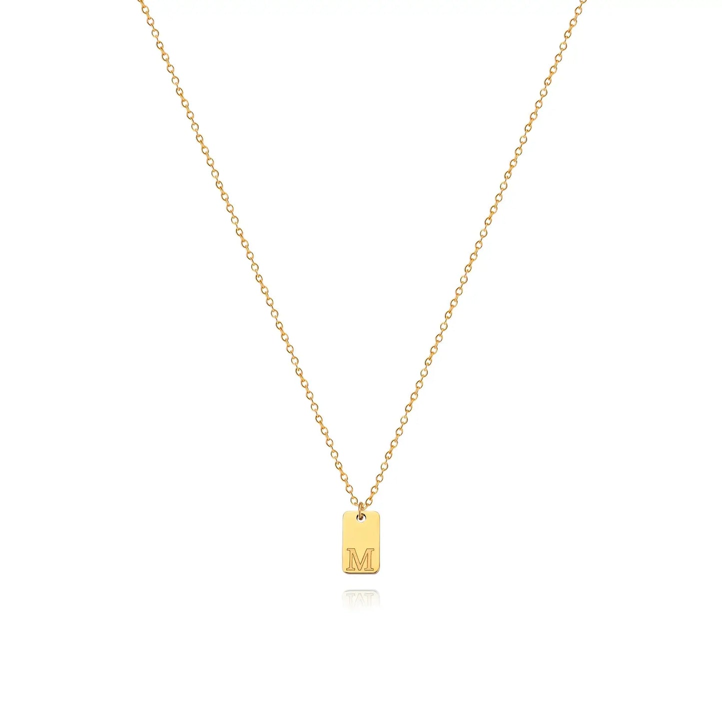 Chic personalized initial necklace