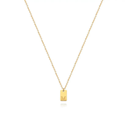 Chic personalized initial necklace