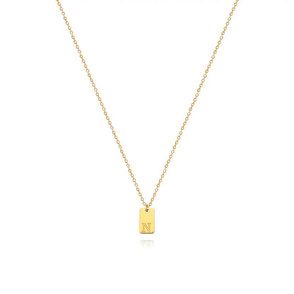 Chic personalized initial necklace